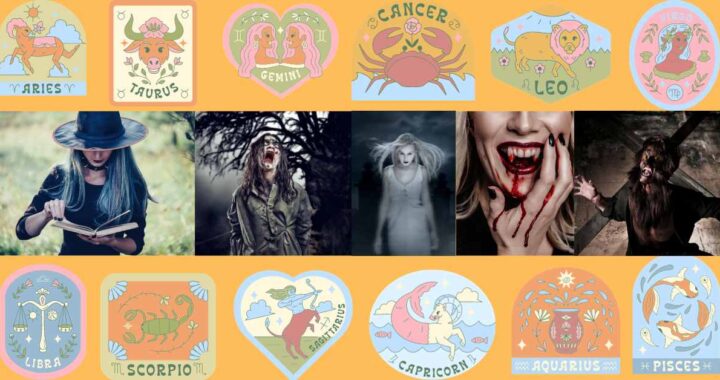 Zodiac Signs Halloween Costumes - Witch, Zombie, Vampire, Werewolf
